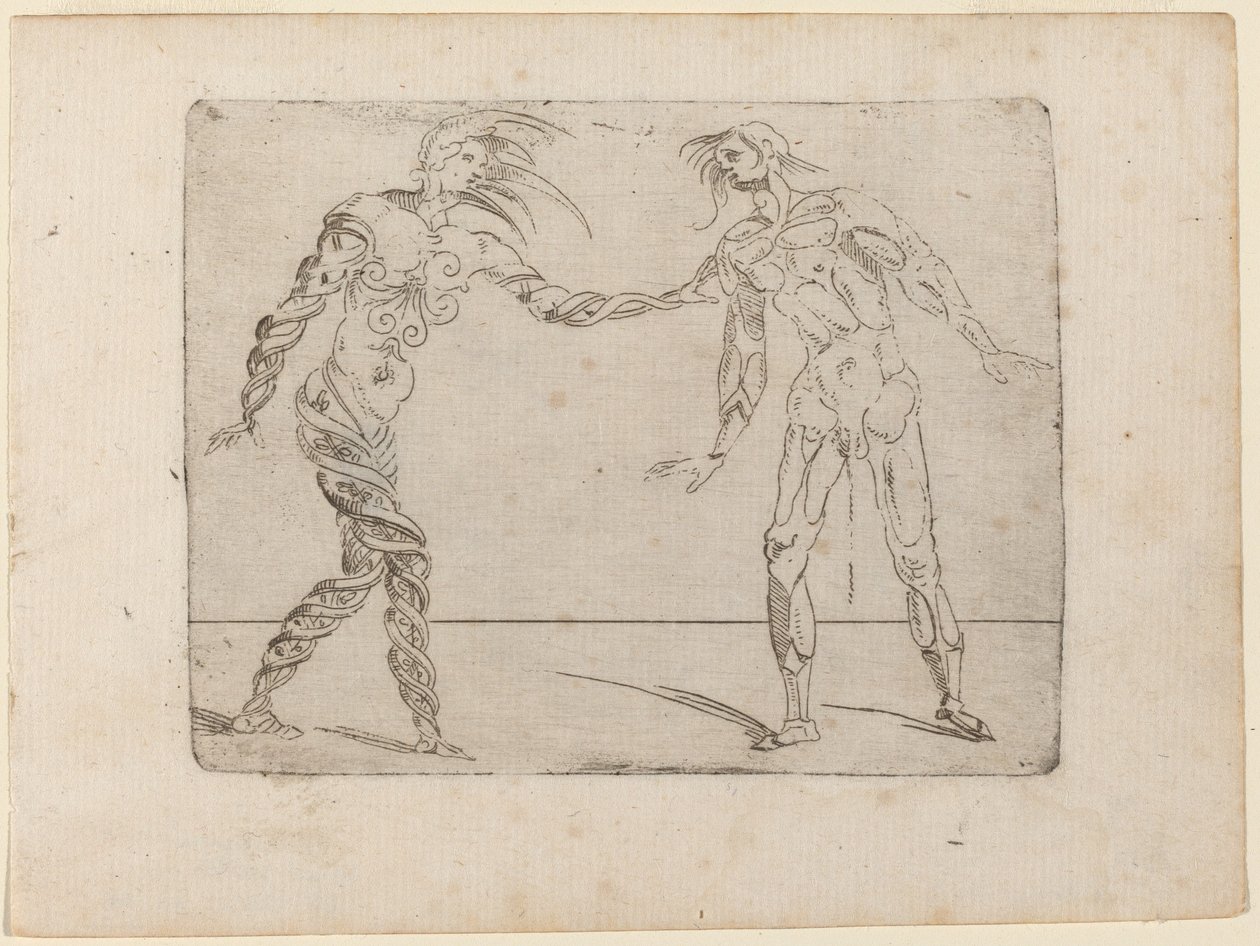 A Különféle figurák bizarrából alkotó: Giovanni Battista Bracelli