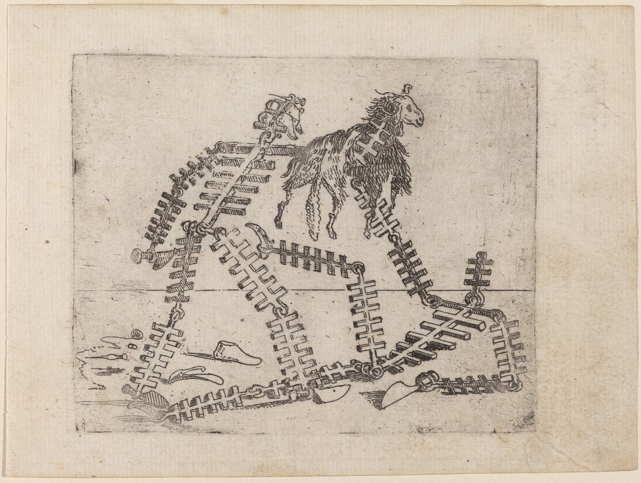 A Különféle figurák bizarrából alkotó: Giovanni Battista Bracelli