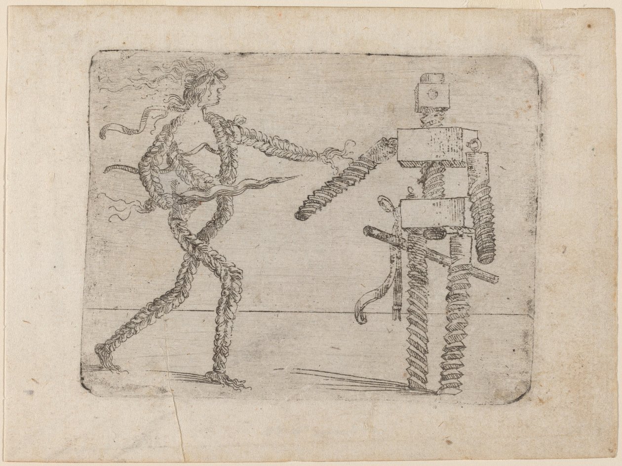 A Különféle figurák bizarrából alkotó: Giovanni Battista Bracelli