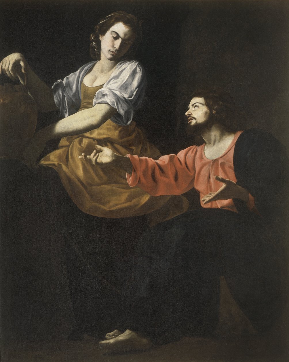 A szamaritánus a kútnál alkotó: Giovanni Battista Caracciolo