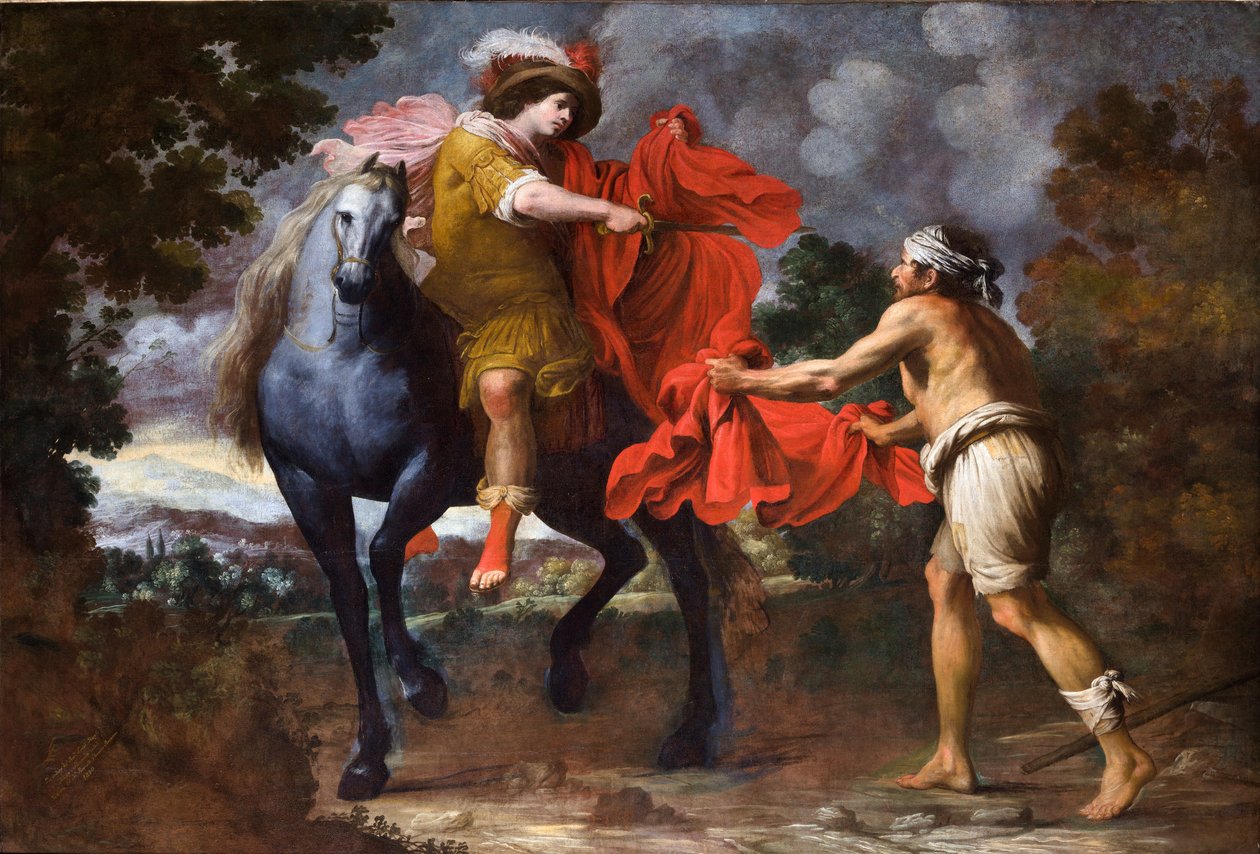 Szent Márton és a koldus alkotó: Giovanni Battista Carlone