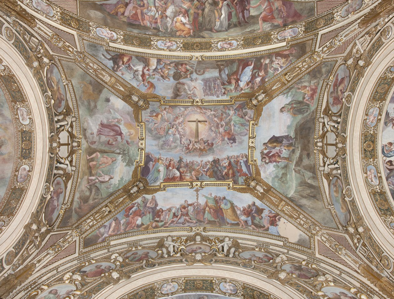 Szent Kereszt történetei, 1631-32 alkotó: Giovanni Battista Carlone