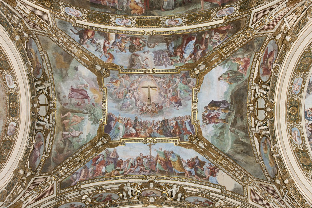 Szent Kereszt történetei, 1631-32 alkotó: Giovanni Battista Carlone