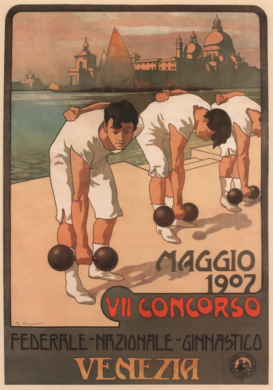 VII Szövetségi tornaverseny, 1907 alkotó: Giovanni Battista Carpanetto