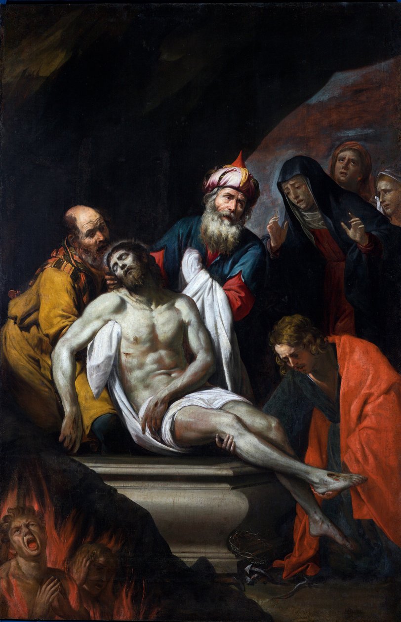 Lerakás a sírban alkotó: Giovanni Battista Casoni