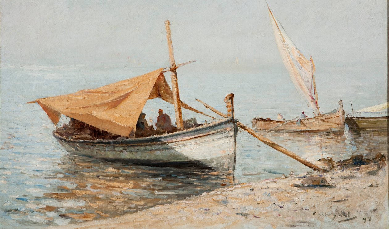 Délután Toulonban alkotó: Giovanni Battista Castagneto
