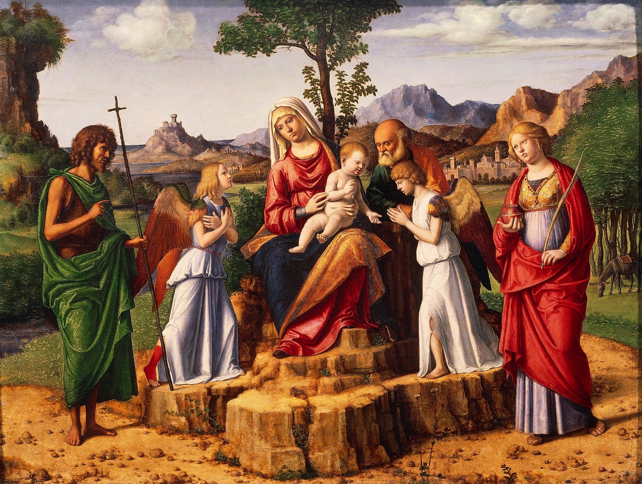 Szent beszélgetés alkotó: Giovanni Battista Cima da Conegliano