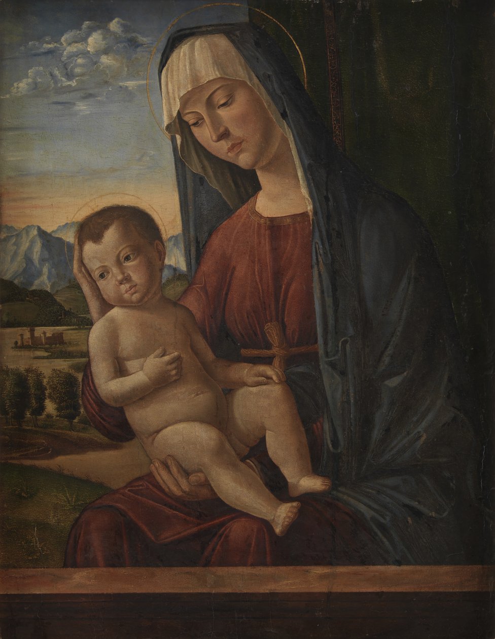 Madonna és gyermeke alkotó: Giovanni Battista Cima da Conegliano
