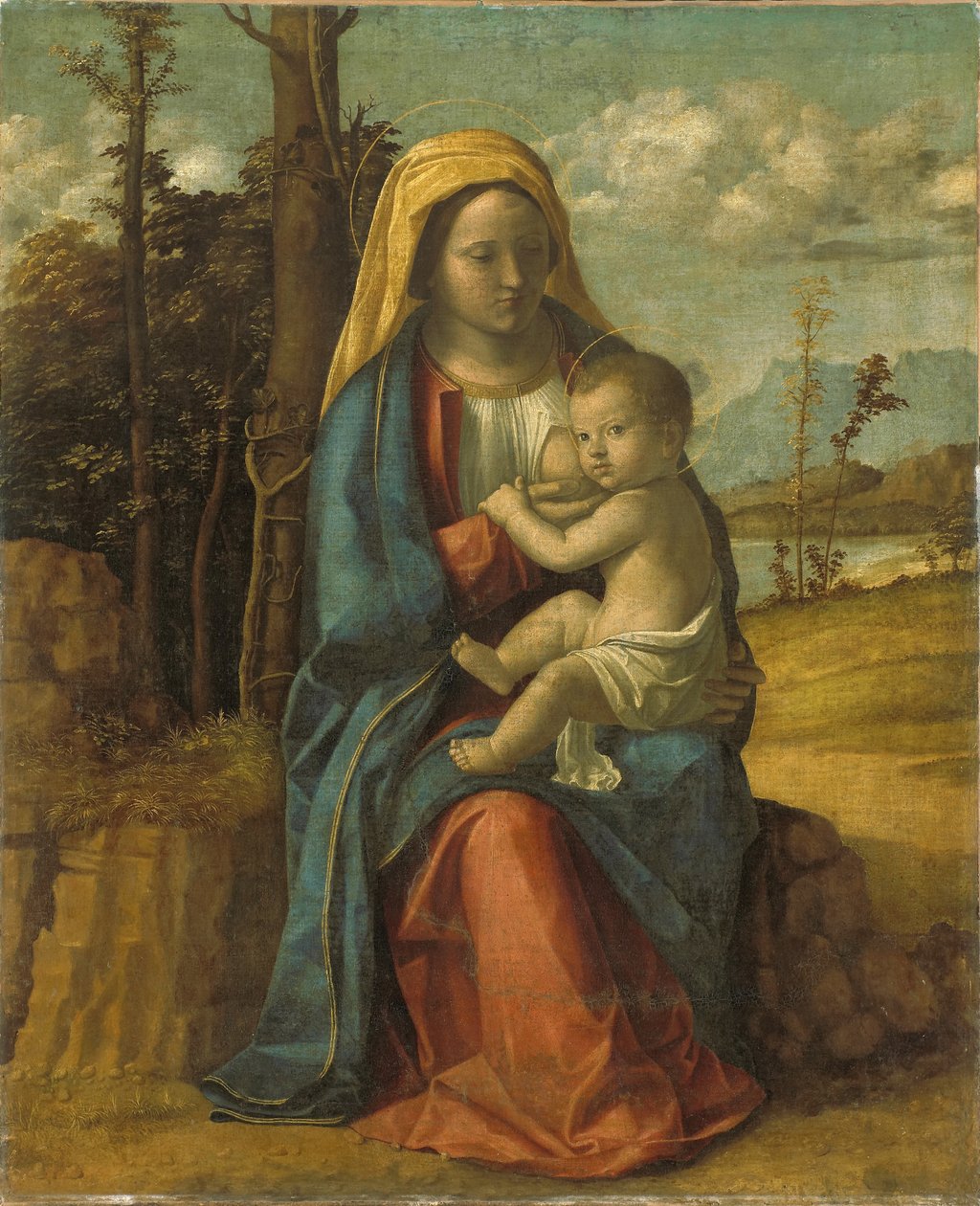 Madonna és gyermeke alkotó: Giovanni Battista Cima da Conegliano