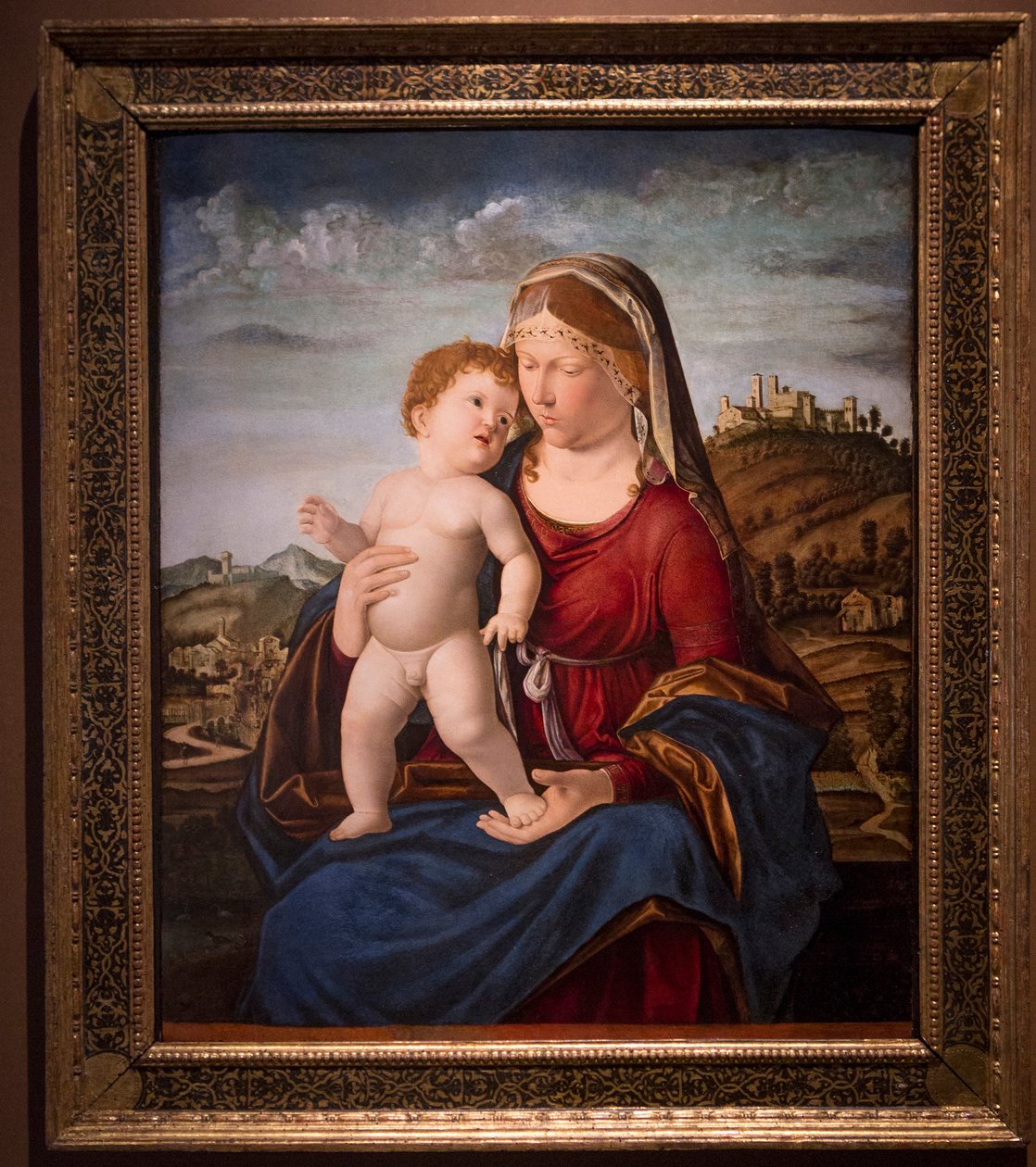 Madonna gyermekkel (olaj, vászon) alkotó: Giovanni Battista Cima da Conegliano
