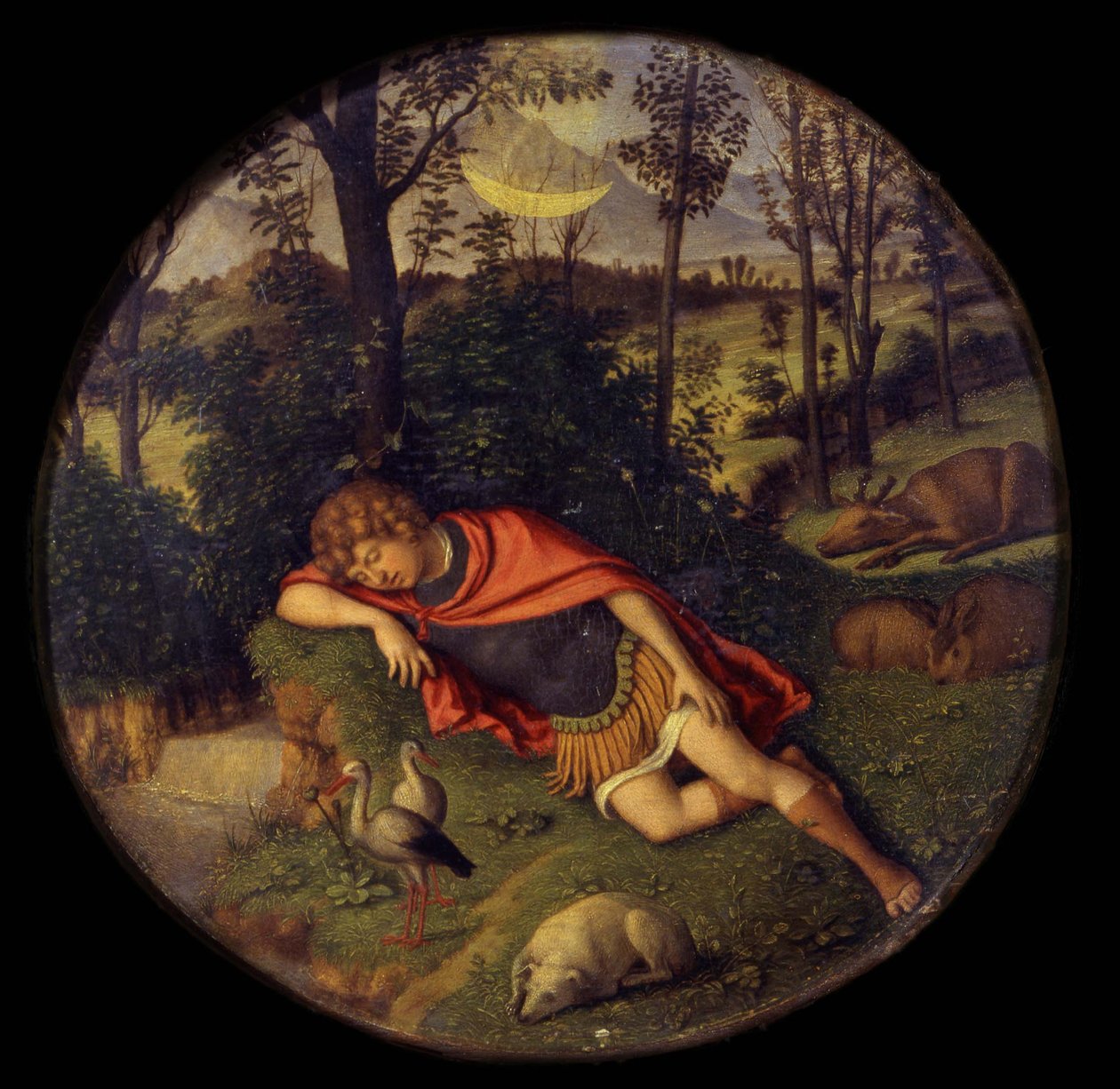 Alvó Endimion, 1505-1508 alkotó: Giovanni Battista Cima da Conegliano