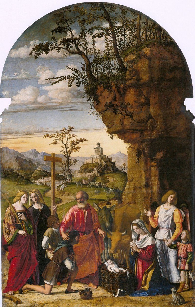A pásztorok imádása alkotó: Giovanni Battista Cima da Conegliano