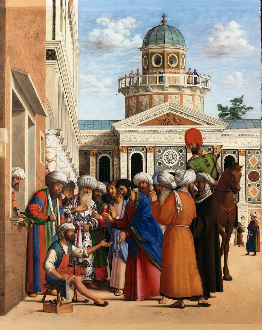 Szent Márk Anianus gyógyítása c. 1497 alkotó: Giovanni Battista Cima da Conegliano