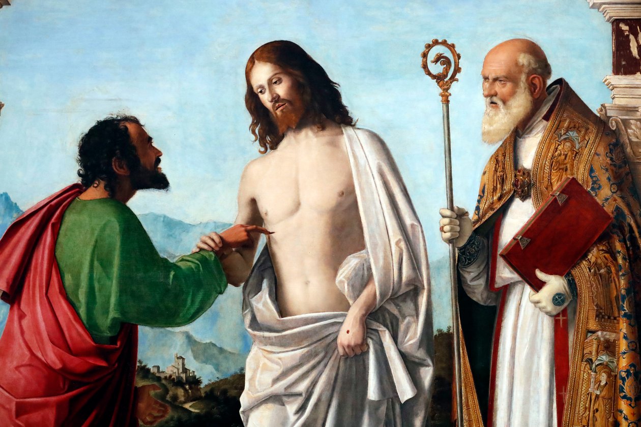 Szent Tamás hitetlensége alkotó: Giovanni Battista Cima da Conegliano