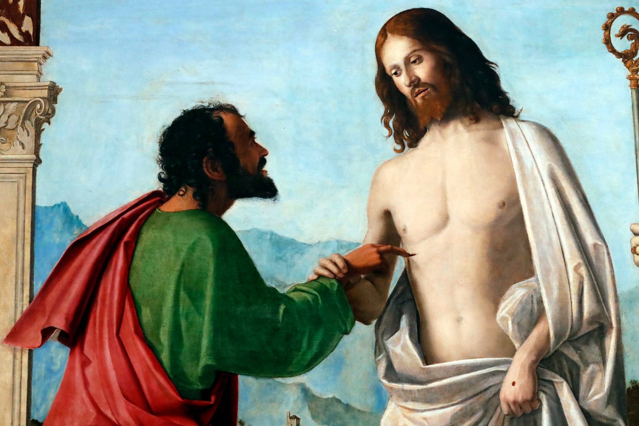 Szent Tamás hitetlensége alkotó: Giovanni Battista Cima da Conegliano