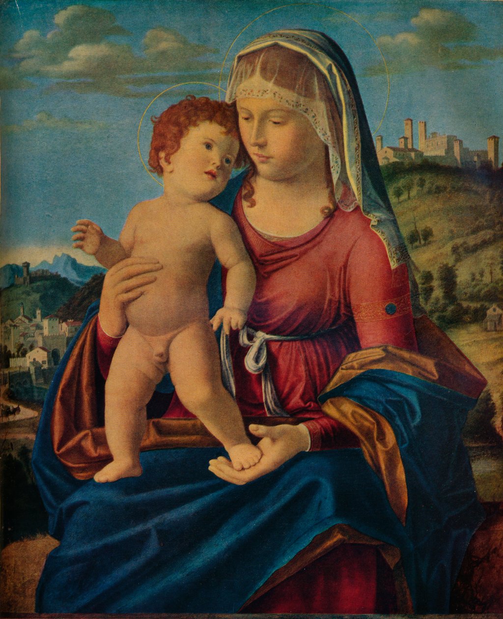A Szűz és a Gyermek, c1496-9. alkotó: Giovanni Battista Cima da Conegliano