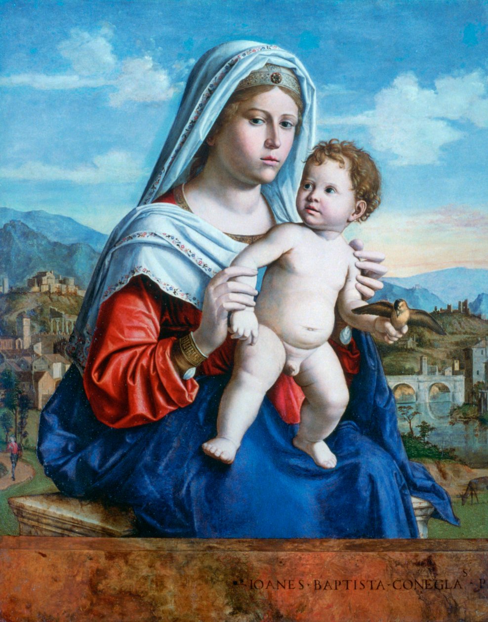 A Szűz és a Gyermek, c1505. alkotó: Giovanni Battista Cima da Conegliano