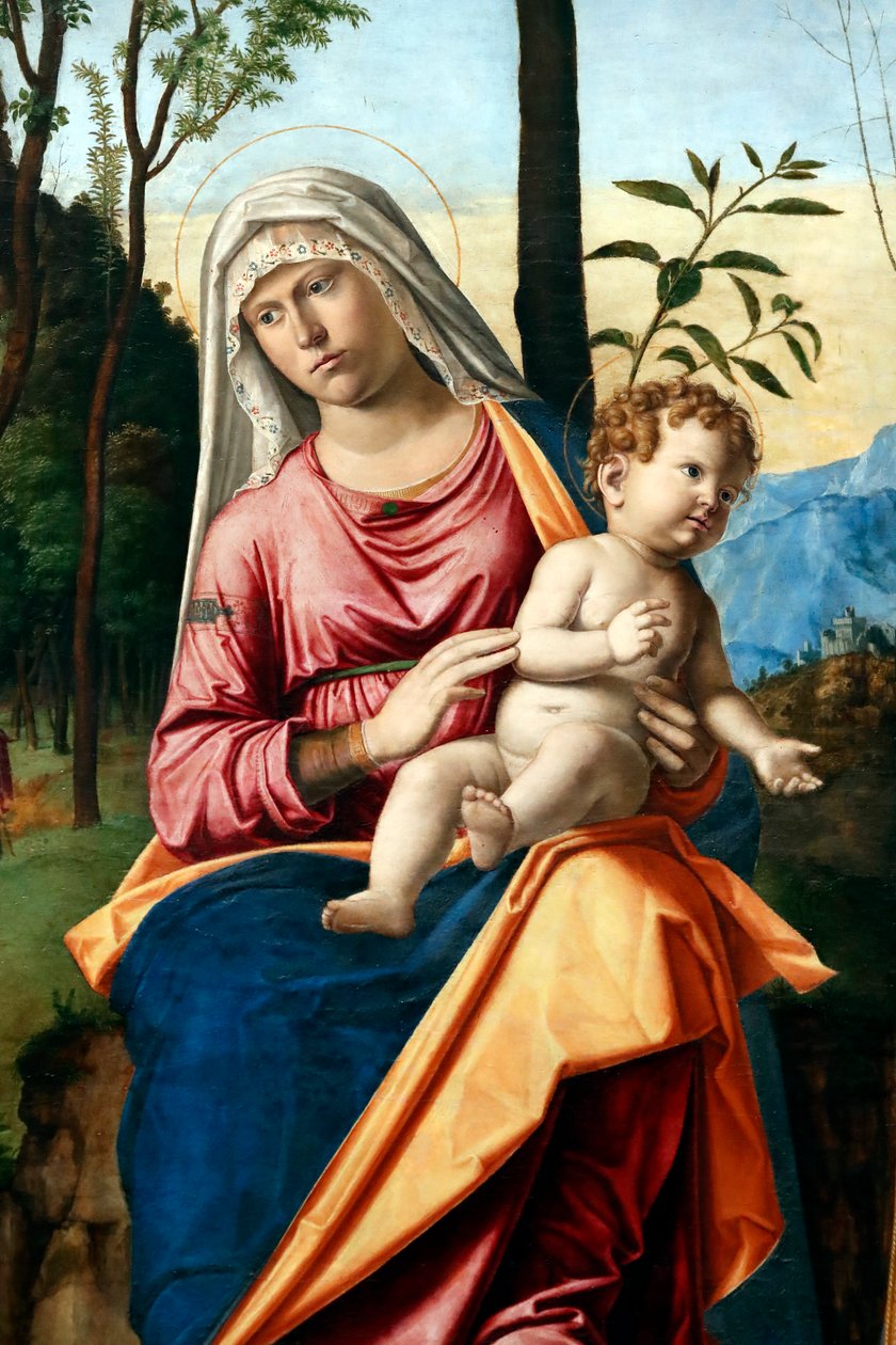 Szűz és gyermek Toulouse-i Jeromos és Lajos szentekkel alkotó: Giovanni Battista Cima da Conegliano