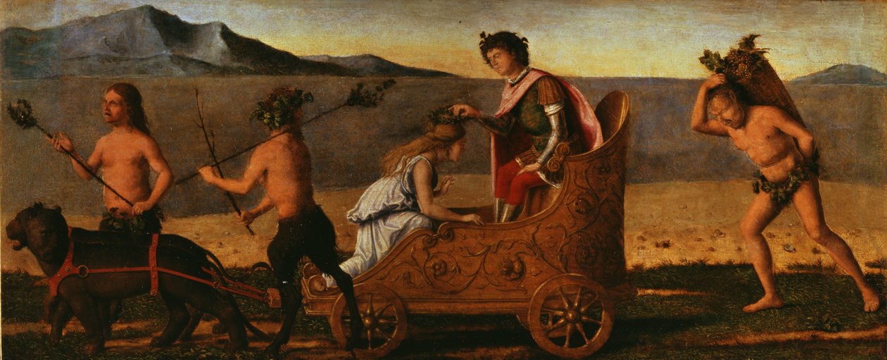 Bacchus és Ariadné esküvője, 1505 alkotó: Giovanni Battista Cima da Conegliano