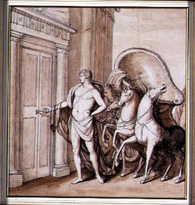 Apollón és szekere alkotó: Giovanni Battista Cipriani