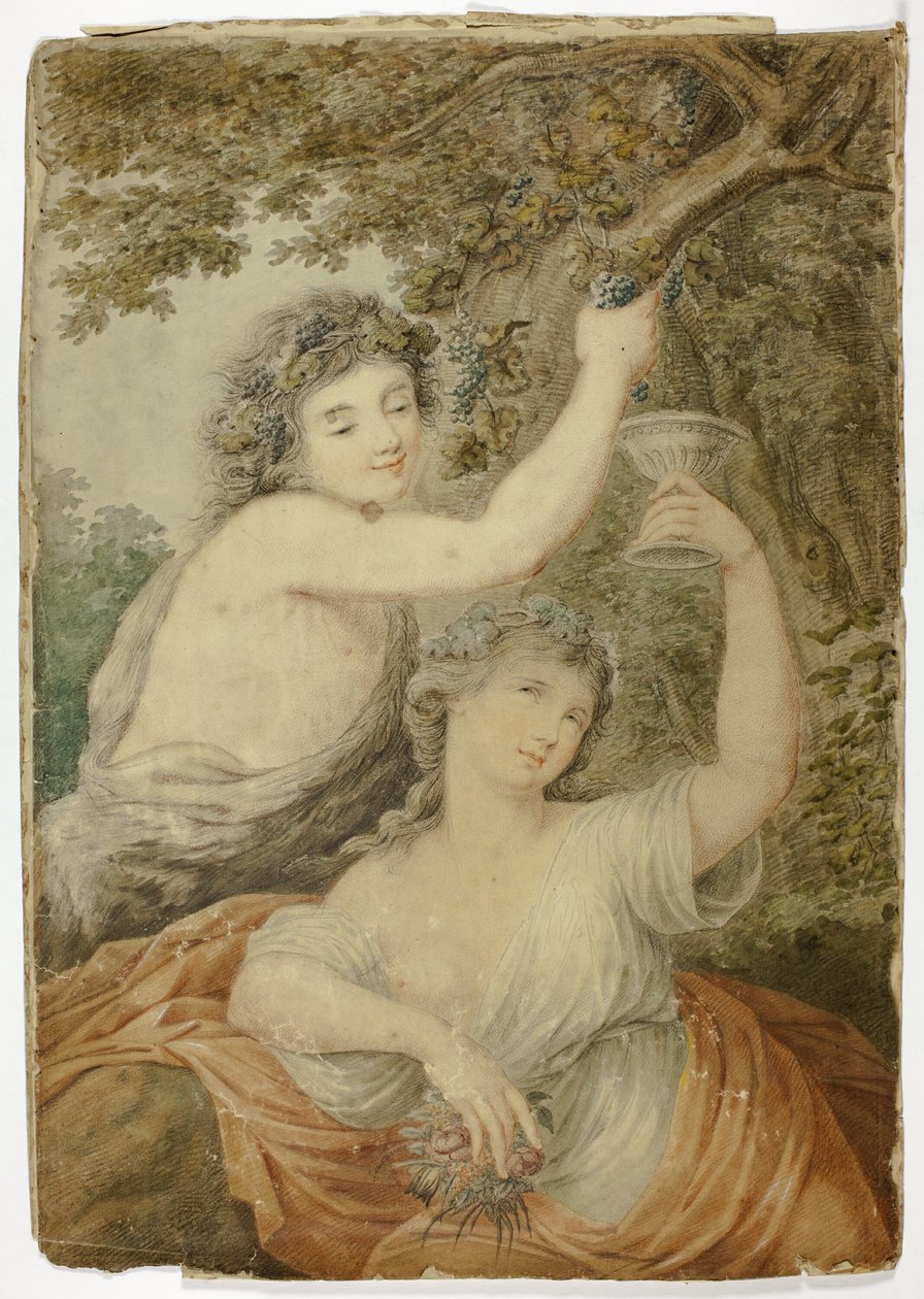 Bacchus és Maiden alkotó: Giovanni Battista Cipriani