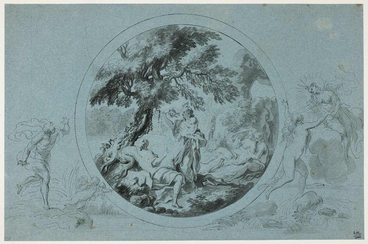 Adonisz születése alkotó: Giovanni Battista Cipriani