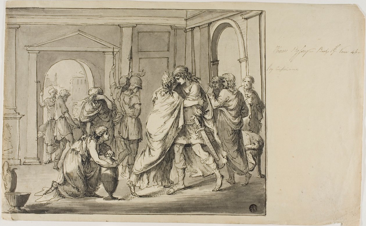 Homérosz Odüsszeiája alkotó: Giovanni Battista Cipriani