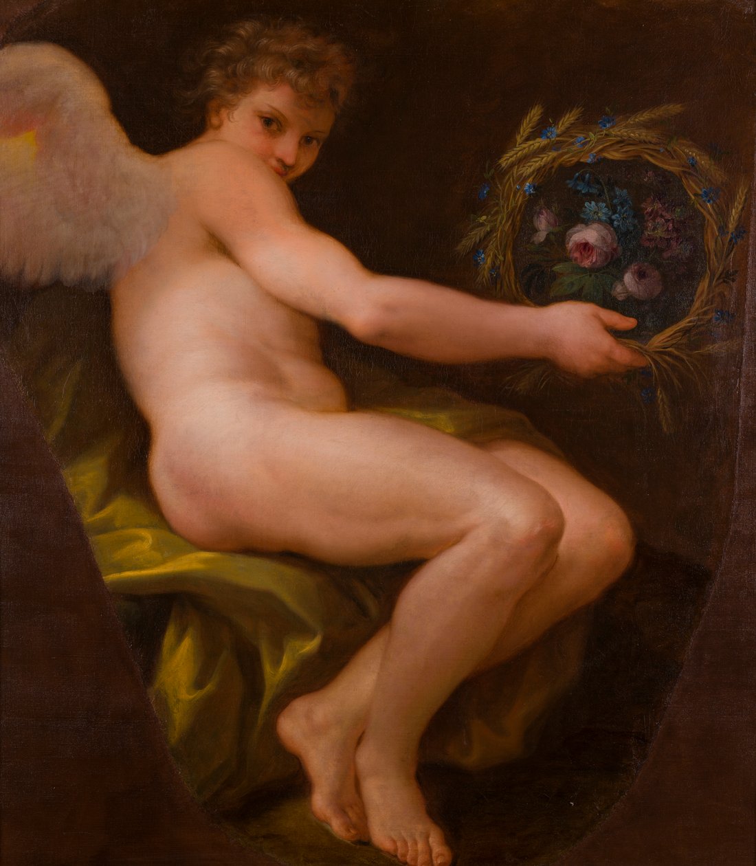 Az egyik allegorikus festmény: Béke és bőség, 1747-85 körül (olaj, vászon) alkotó: Giovanni Battista Cipriani