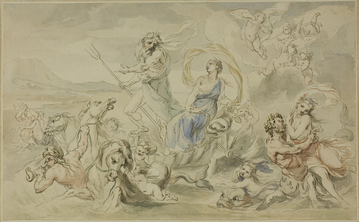 Neptunusz diadala alkotó: Giovanni Battista Cipriani
