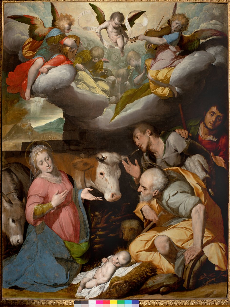 Pásztorok imádása, 1592-95 alkotó: Giovanni Battista Crespi