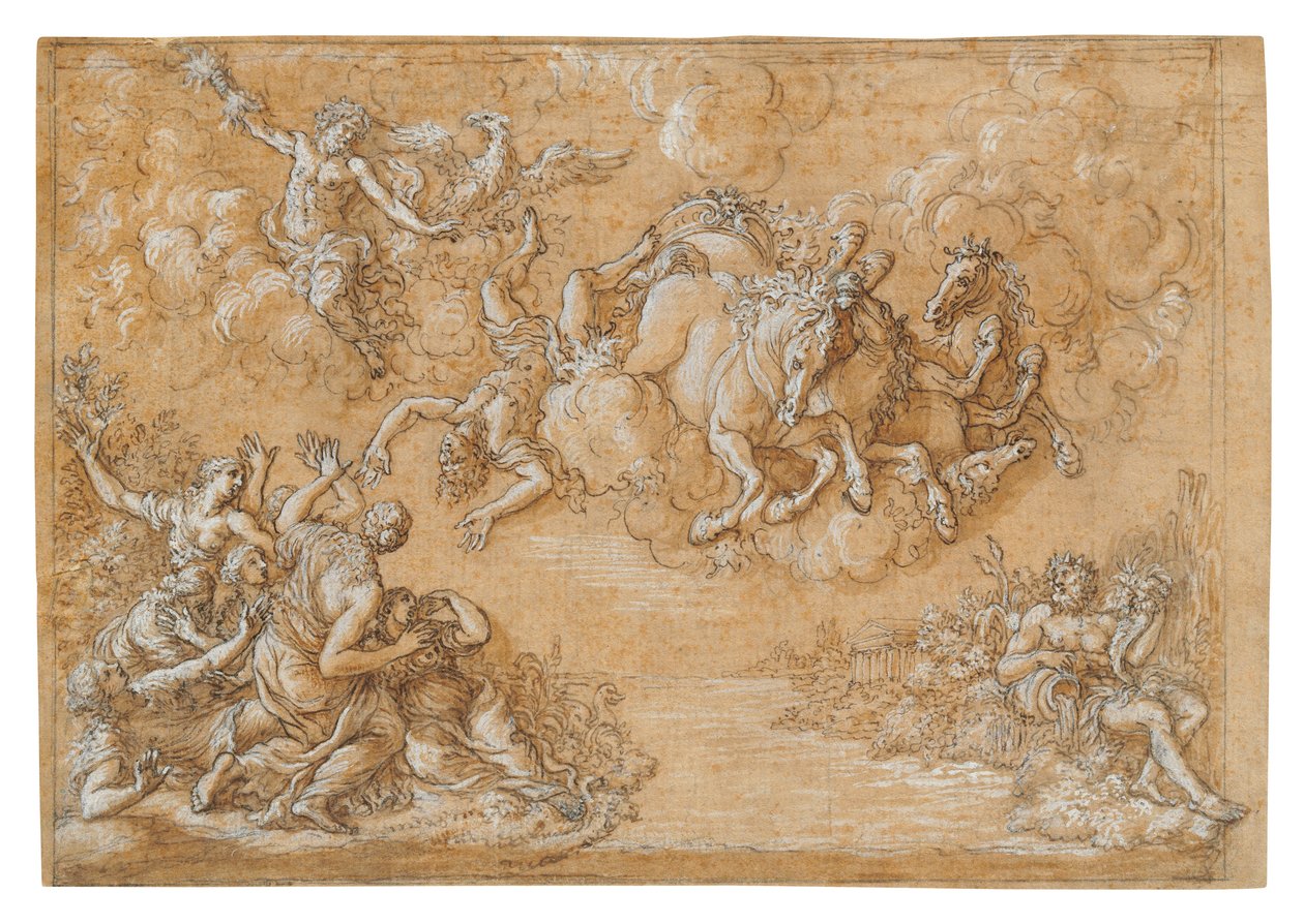 Phaeton bukása alkotó: Giovanni Battista Foggini