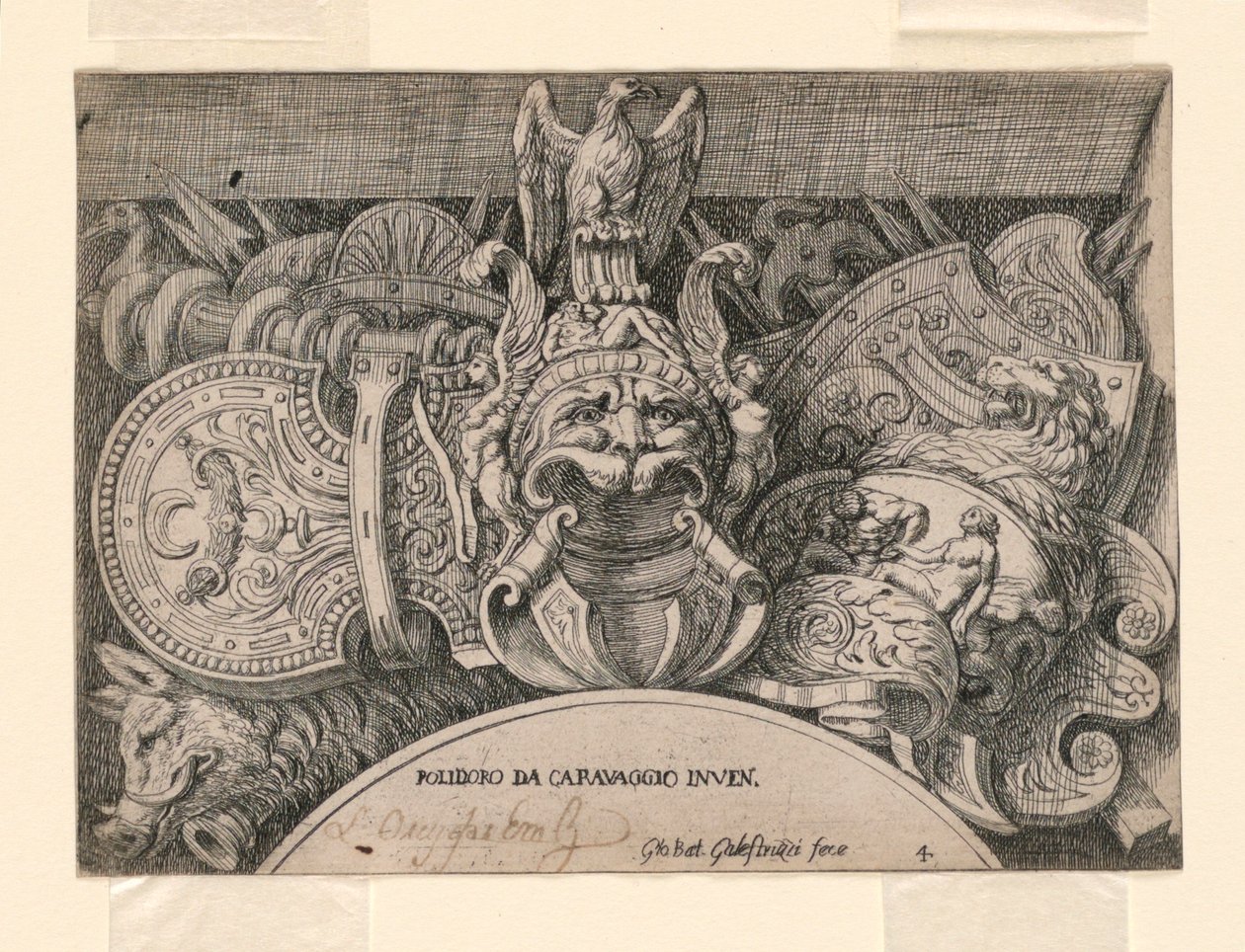 Változatos trófeák alkotó: Giovanni Battista Galestruzzi