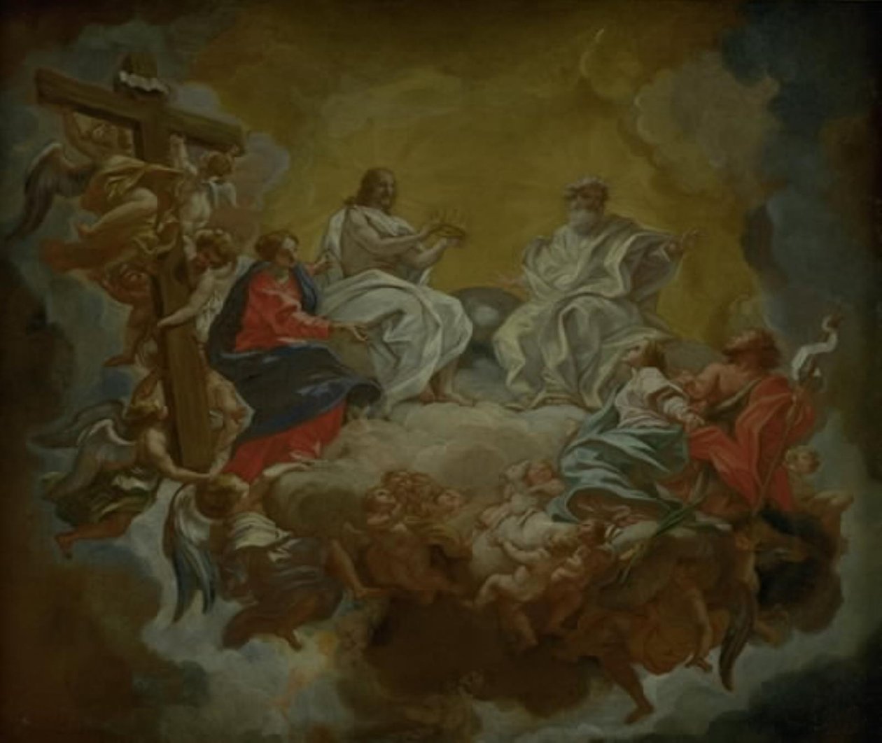 Szent Ágnes a dicsőségben alkotó: Giovanni Battista Gaulli