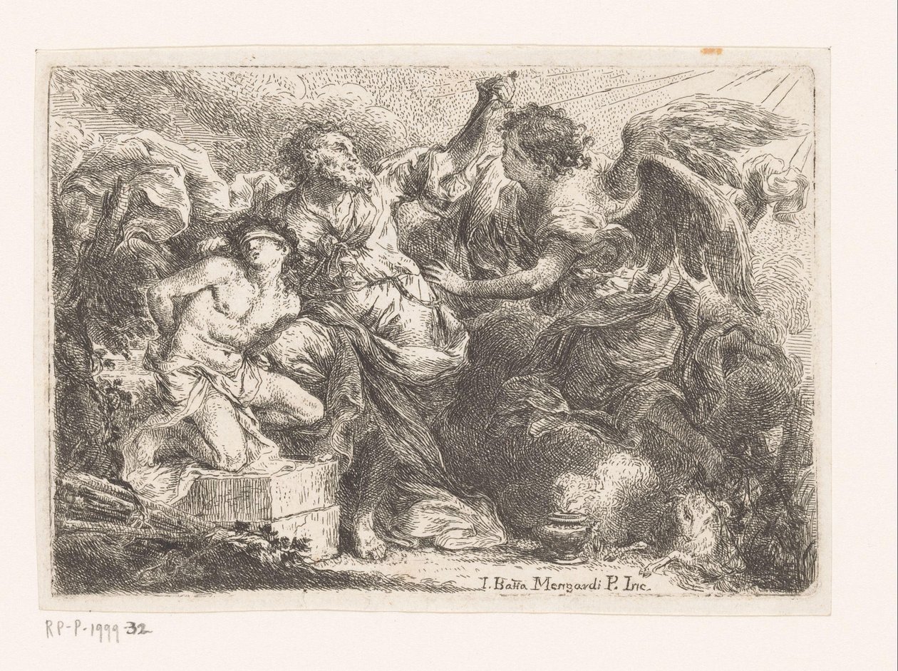 Ajánlat van Isaac alkotó: Giovanni Battista Mengardi
