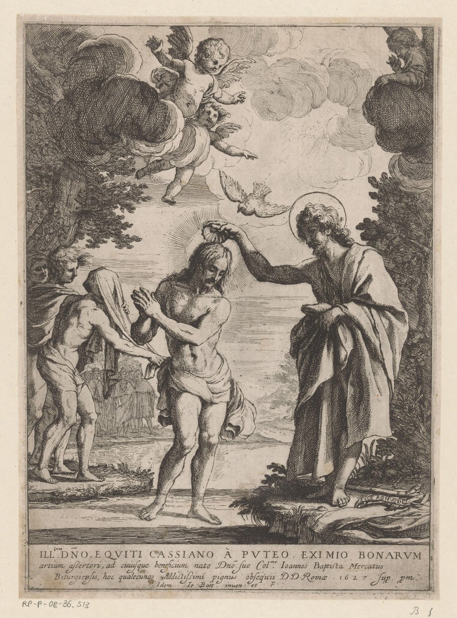 Krisztus keresztsége alkotó: Giovanni Battista Mercati
