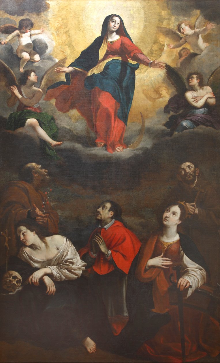 A Szűzanya Szeplőtelen Fogantatása. alkotó: Giovanni Battista Mercati