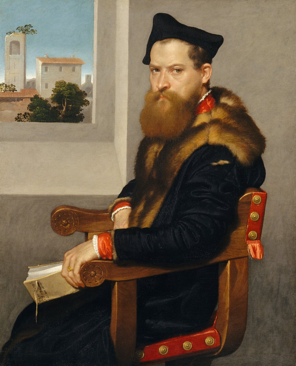 Bartolomeo Bonghi 1584-ben halt meg, nem sokkal 1553 után. alkotó: Giovanni Battista Moroni