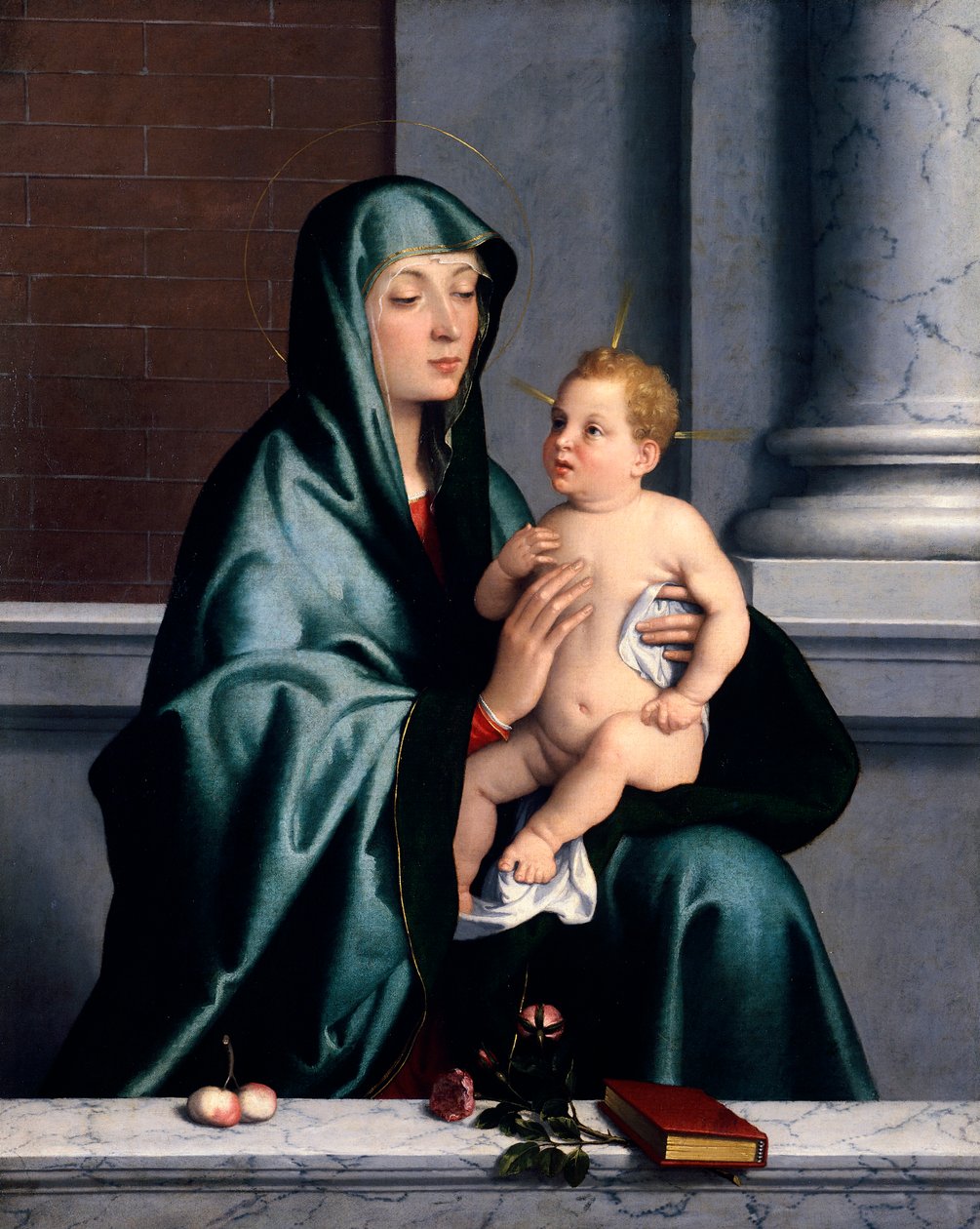 Giovanni Battista Moroni Madonna és gyermeke (kb. 1525-1578) alkotó: Giovanni Battista Moroni