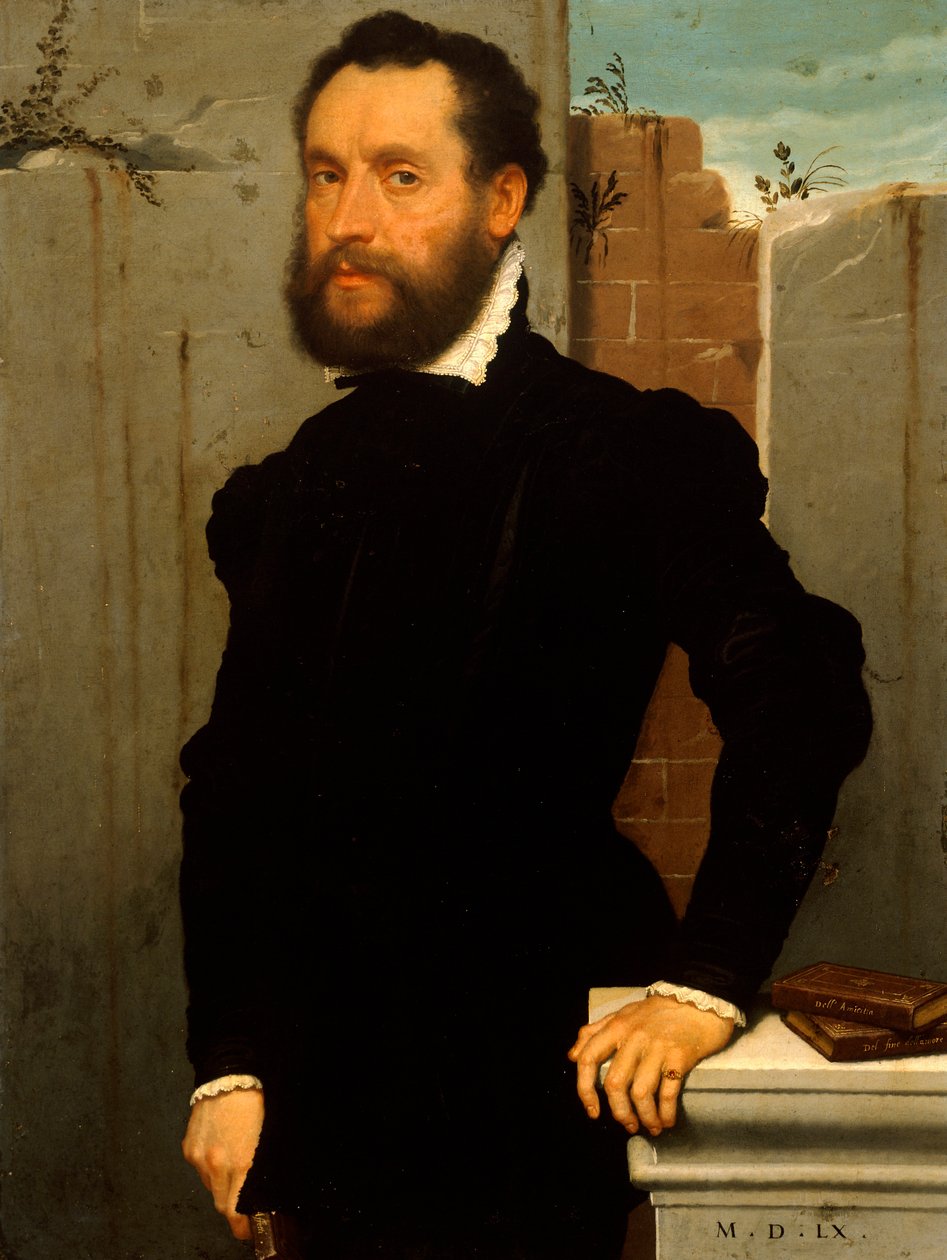 Gentleman portréja (olaj, vászon) alkotó: Giovanni Battista Moroni