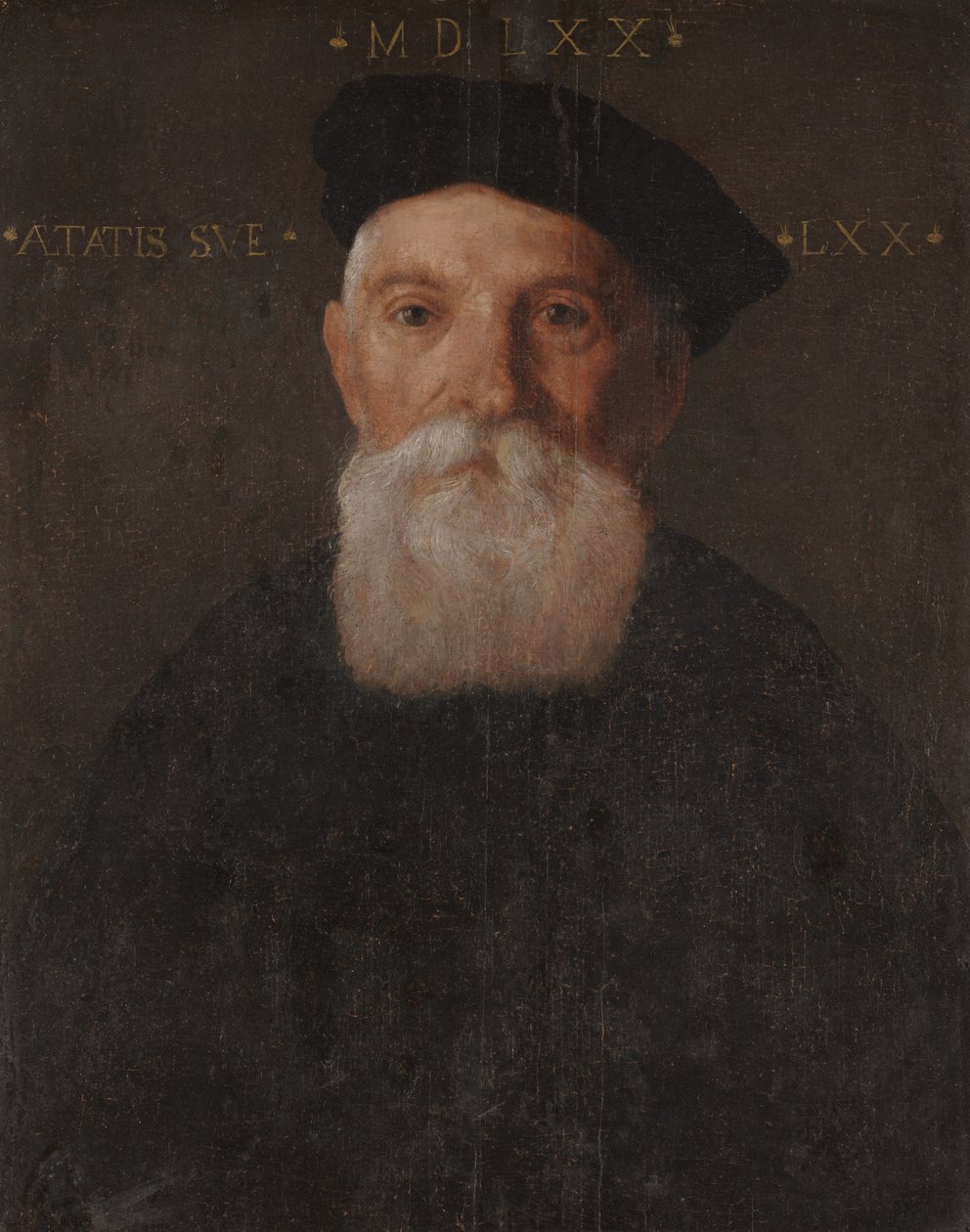 Öreg ember portréja (olaj, panel) alkotó: Giovanni Battista Moroni