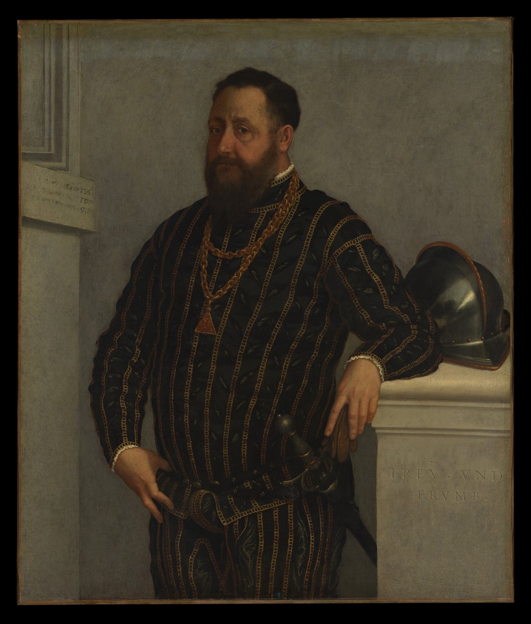 Férfi portréja alkotó: Giovanni Battista Moroni