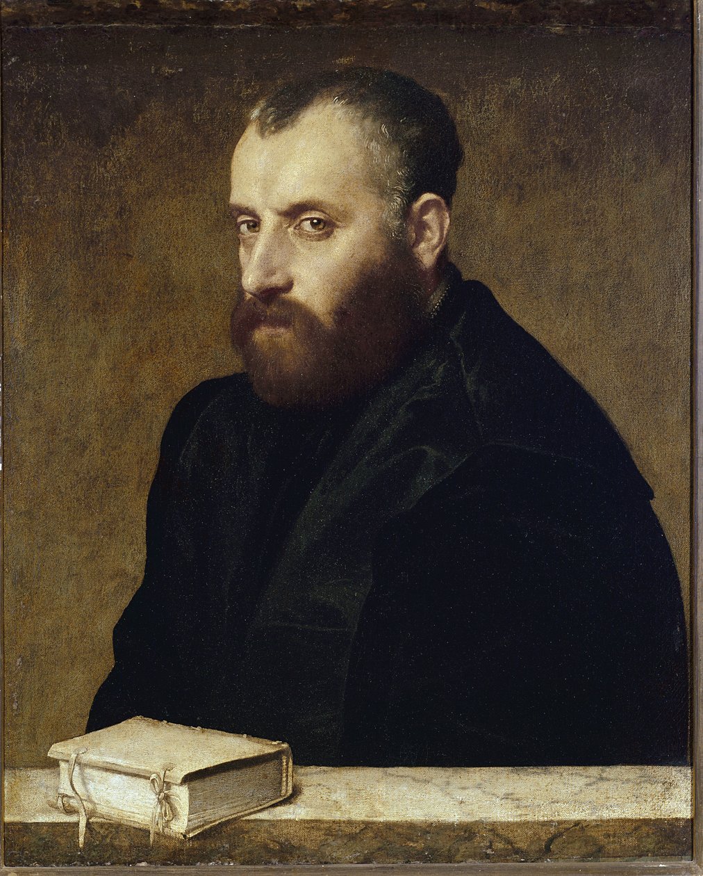 Tudós portréja (olaj, vászon alkotó: Giovanni Battista Moroni