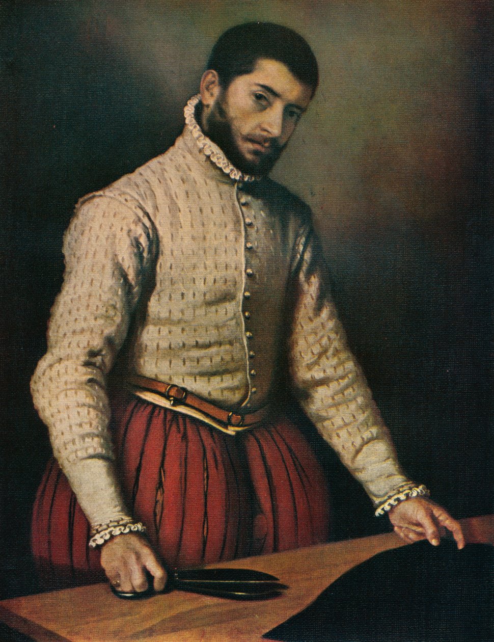 A Tailor Il Tagliapanni, c1565, 1911 alkotó: Giovanni Battista Moroni
