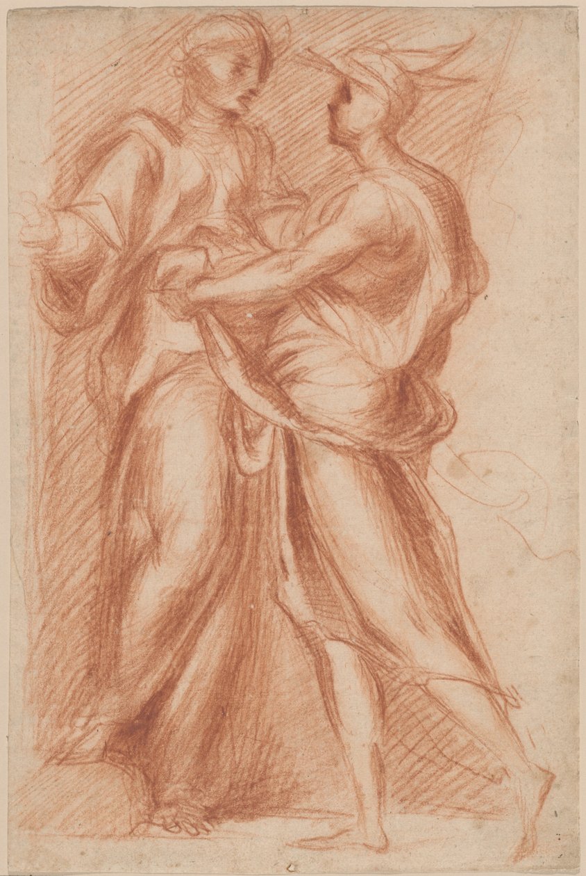 Merkúr és Aglauros alkotó: Giovanni Battista Naldini