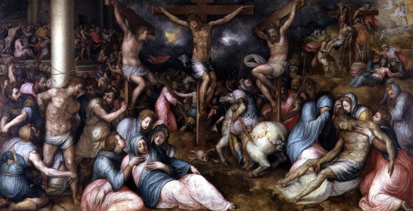 A szenvedély a Salone delle Capriate-ból (A rácsos csarnok) (panel) alkotó: Giovanni Battista Naldini