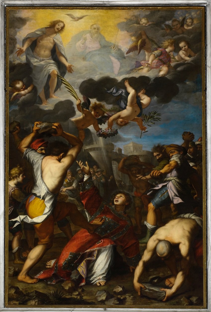 Szent István megkövezése alkotó: Giovanni Battista Paggi