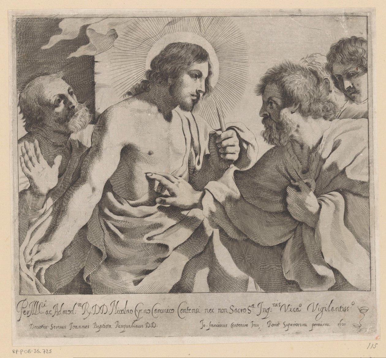 Tamás hitetlensége alkotó: Giovanni Battista Pasqualini