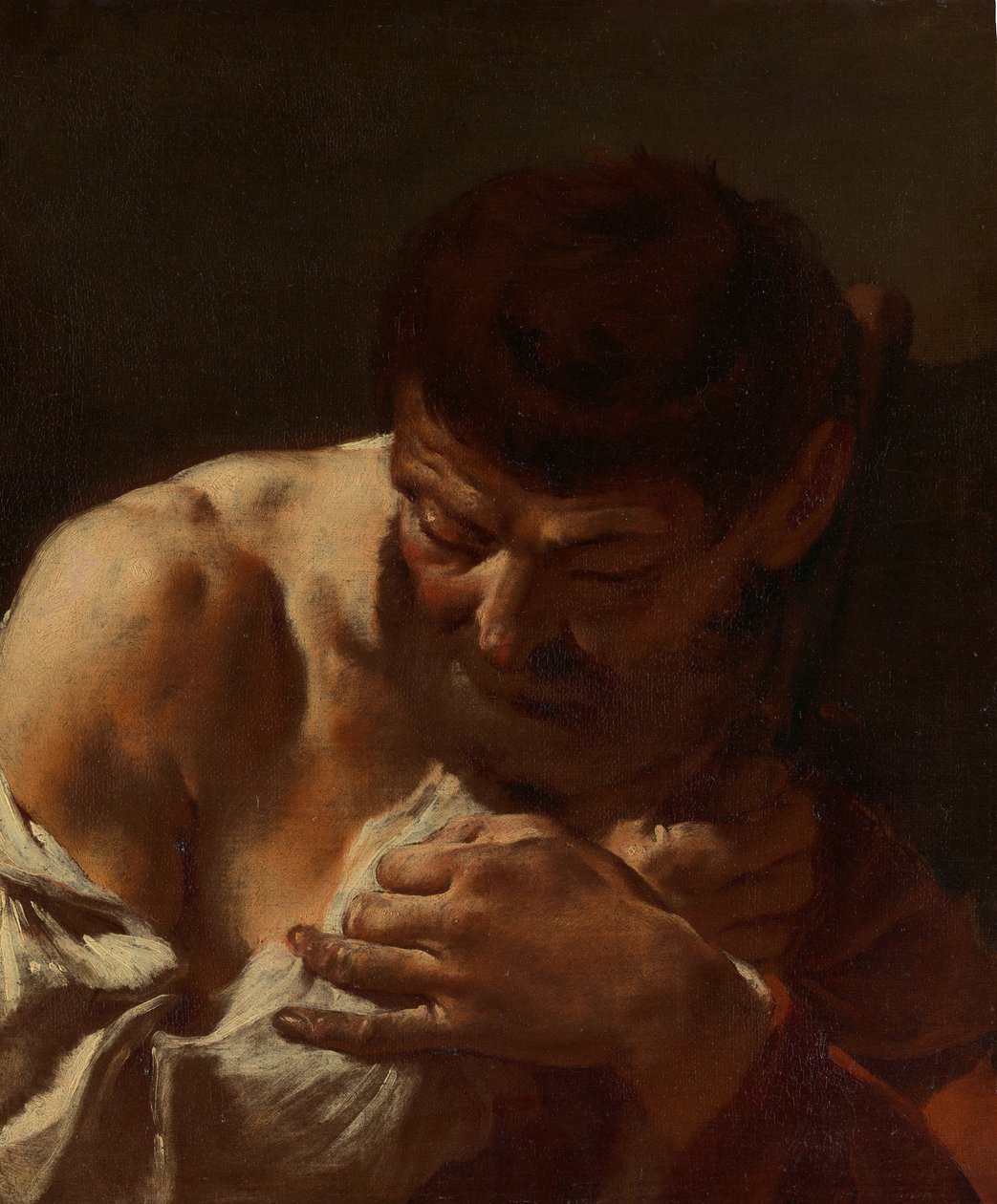Egy ember mellszobra Szent Mátyás, kb. 1715-20. alkotó: Giovanni Battista Piazzetta