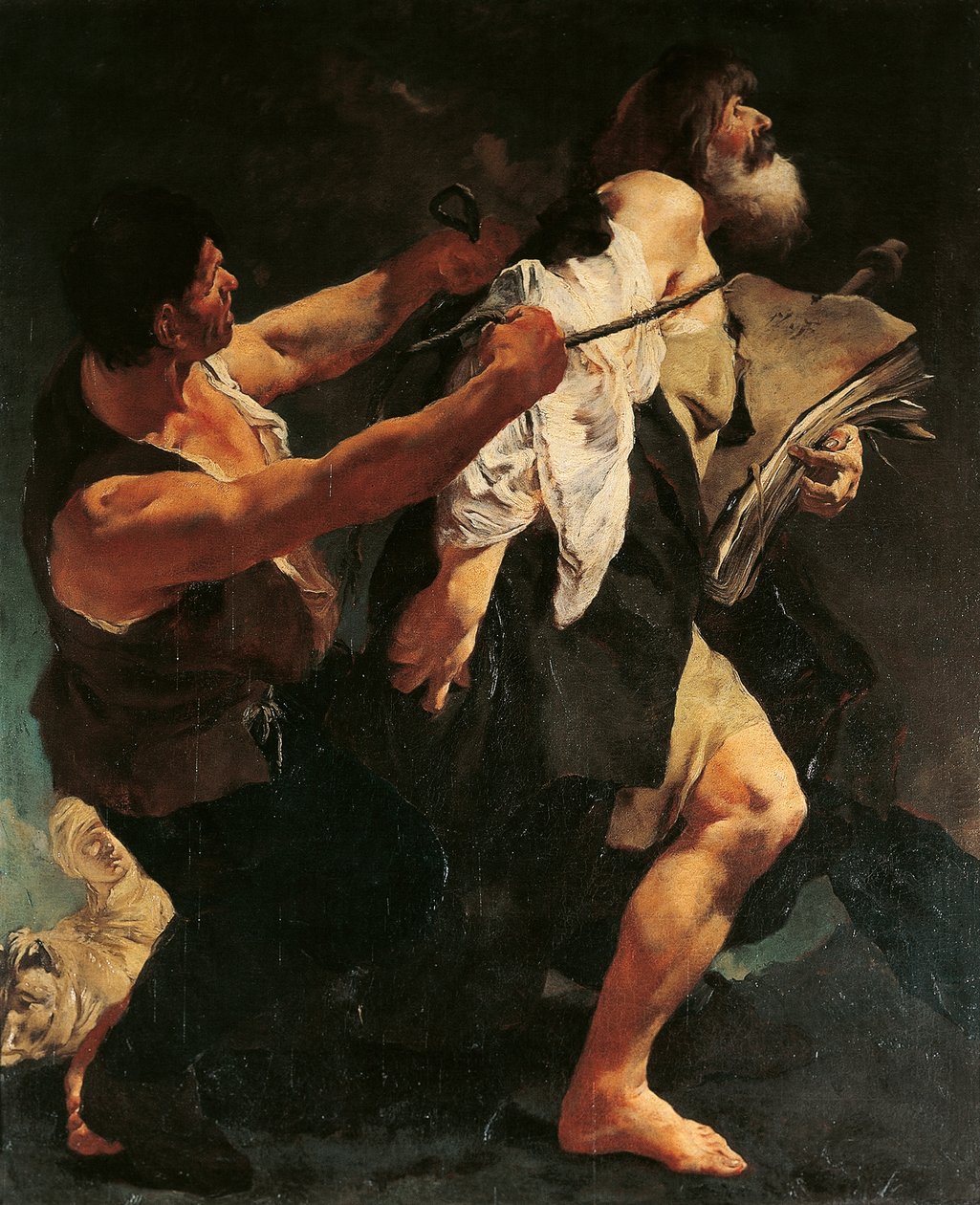 Szent Jakab mártíromsága, Giovanni Battista Piazzetta alkotása. alkotó: Giovanni Battista Piazzetta