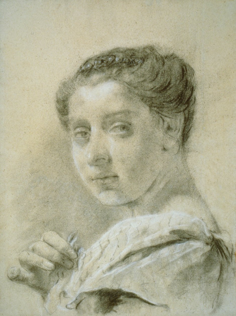 Egy fiatal nő portréja alkotó: Giovanni Battista Piazzetta